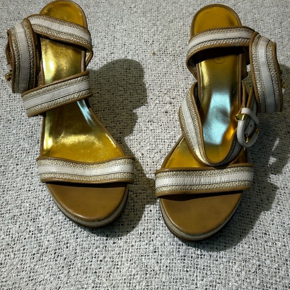 Coach Maralee wedge sandals Size 6.5 - Picture 4 of 6